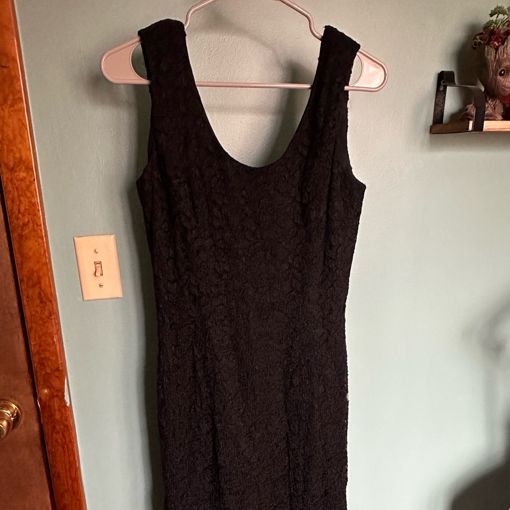 MS Chaus sleeveless black dress size 12